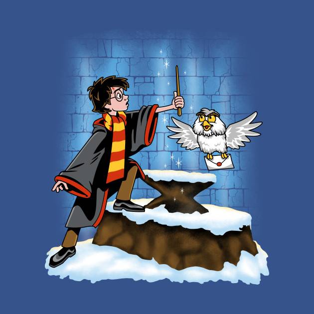 wand and the wizard Harry Potter