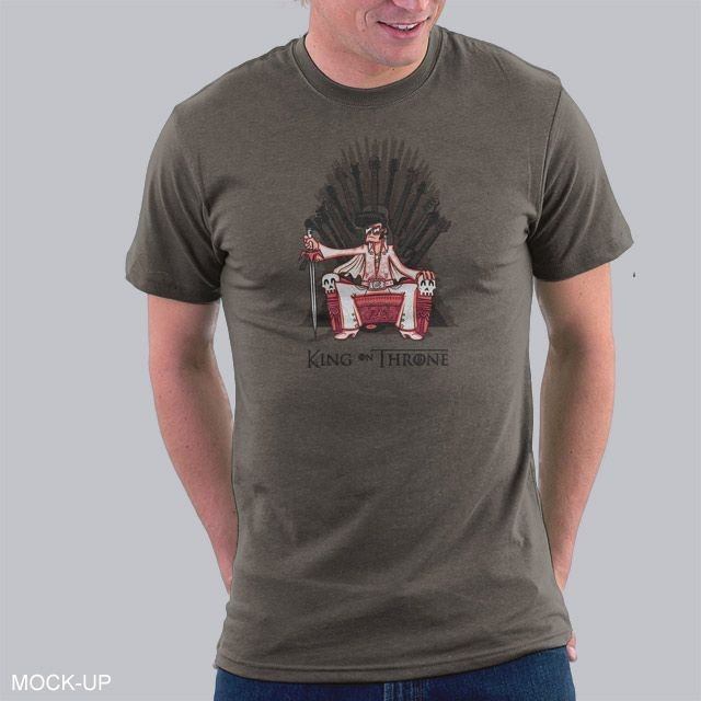 KING ON THRONE T-SHIRT