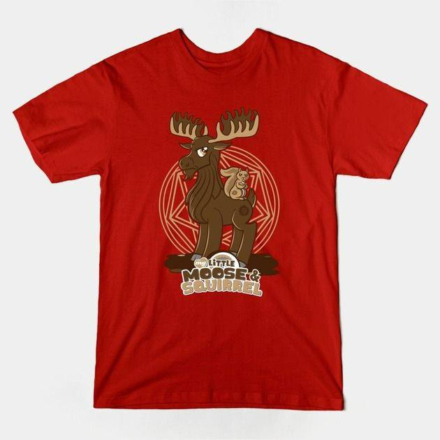 MY LITTLE MOOSE & SQUIRREL T-Shirt MY LITTLE MOOSE & SQUIRREL