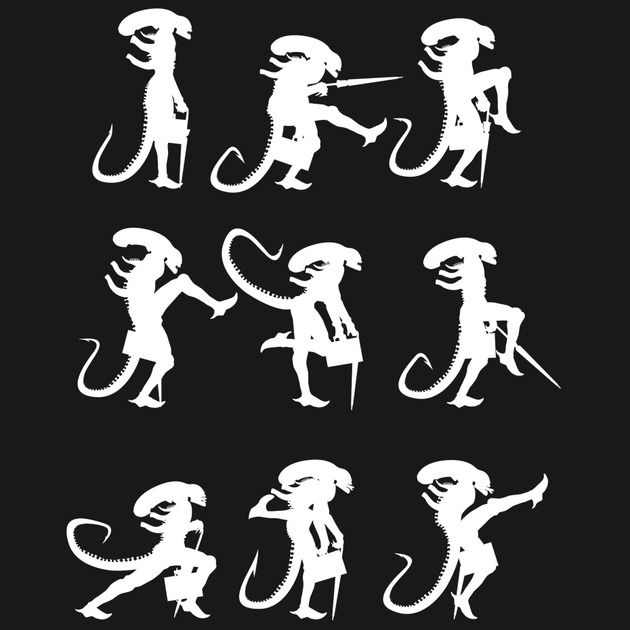 MINISTRY OF ALIEN SILLY WALKS