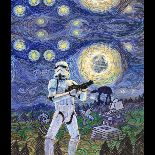Stormtrooper Starry Night