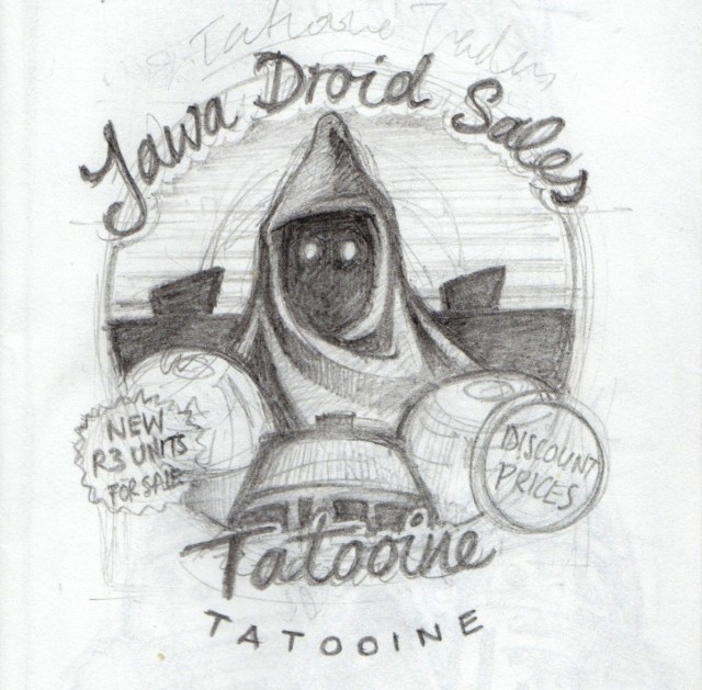 Jawa Droid sketch
