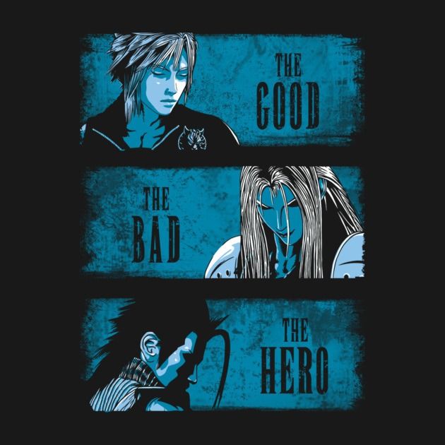 THE GOOD THE BAD AND THE HERO Design THE GOOD THE BAD AND THE HERO