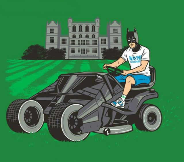 The Bat-mow-bile