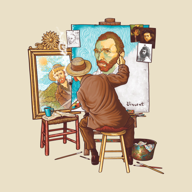 Van Gogh Triple Self Portrait 