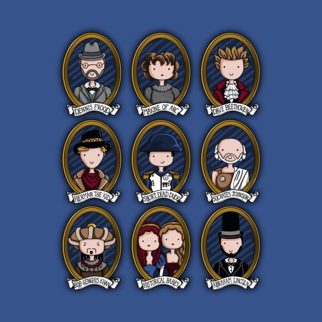 BILL & TED HISTORY LESSON Design BILL & TED HISTORY LESSON