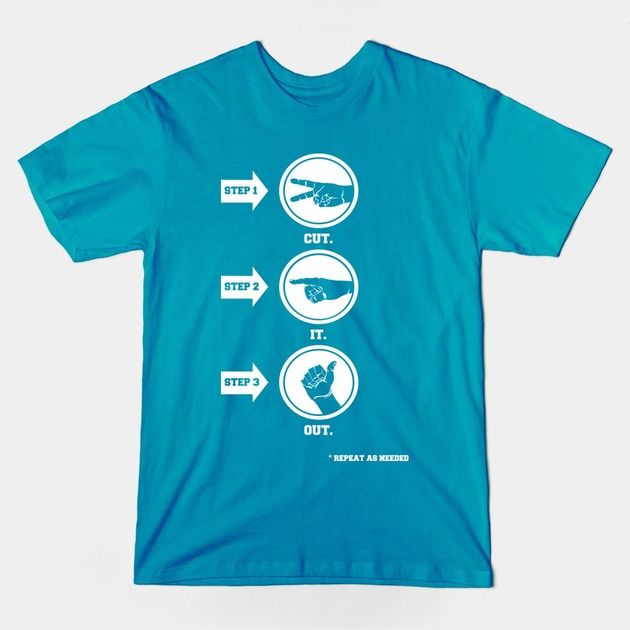 CUT IT OUT T-Shirt CUT IT OUT