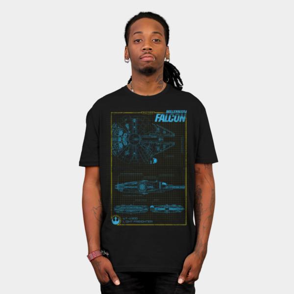 Falcon Schematics T-Shirt Falcon Schematics