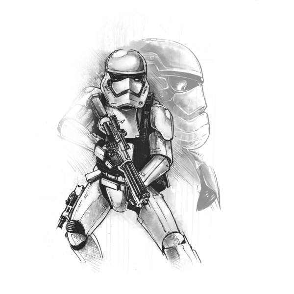 First Order Stormtrooper Sketch