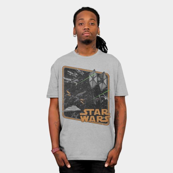 Force Awakened Ships T-Shirt Force Awakened Ships