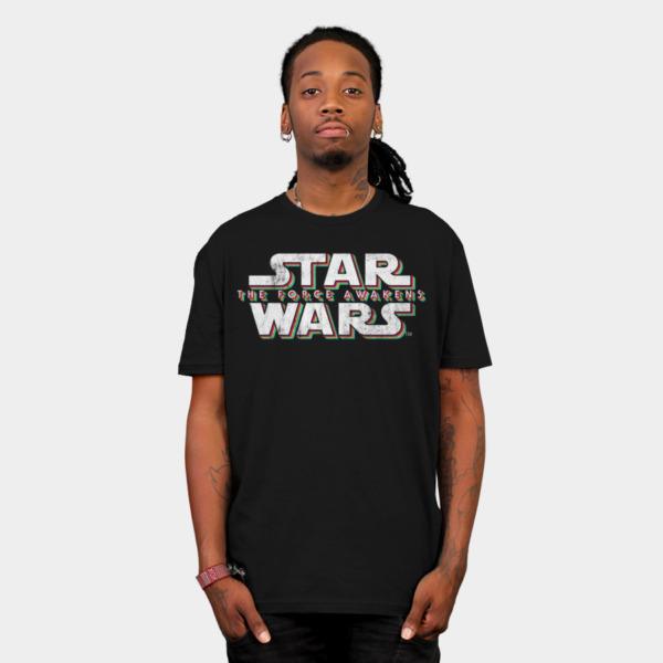 Force Awakens Distressed Logo