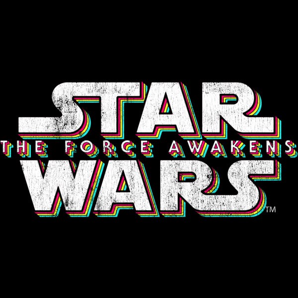 Force Awakens Distressed Logo