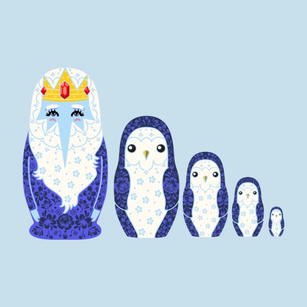 ICE KINGDOM NESTING DOLLS Design ICE KINGDOM NESTING DOLLS