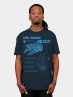 Millennium Falcon Schematics T-Shirt