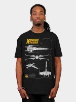 Resistance X-Wing Schematic T-Shirt