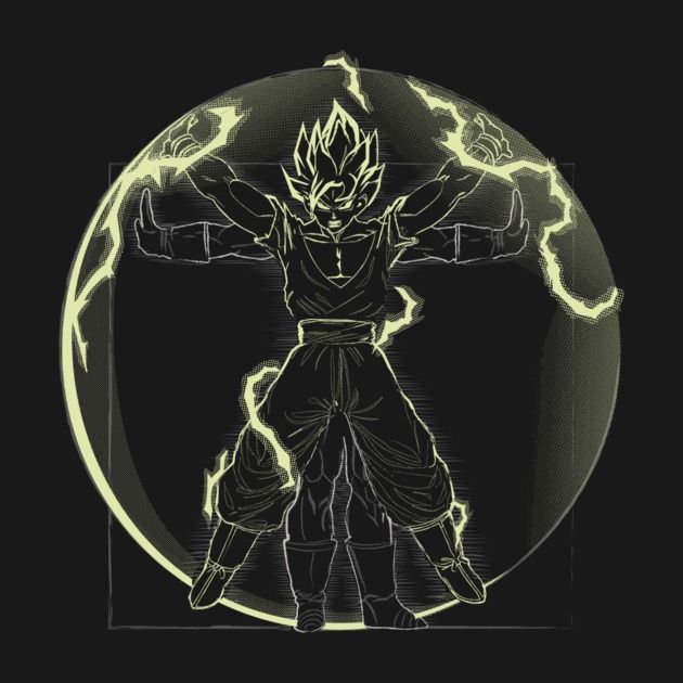 VITRUVIAN SAIYAN ( KAKAROT VARIANT) Design VITRUVIAN SAIYAN ( KAKAROT VARIANT)