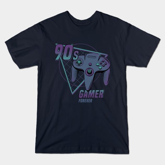 90S GAMER FOREVER 64 T-Shirt 90S GAMER FOREVER 64