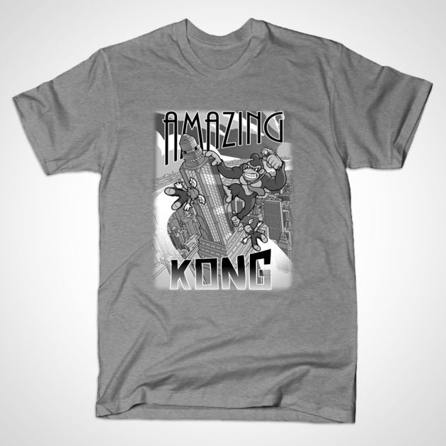 AMAZING KONG TEXT T-Shirt AMAZING KONG TEXT