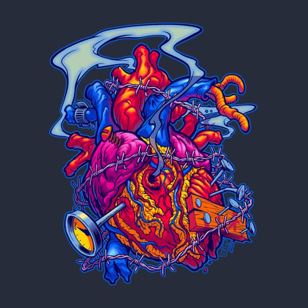 BUSTED HEART Design BUSTED HEART