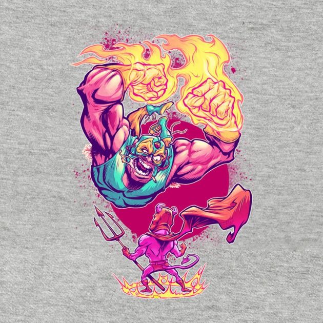 LUCHADORO VS. EL DIABLO Design LUCHADORO VS. EL DIABLO