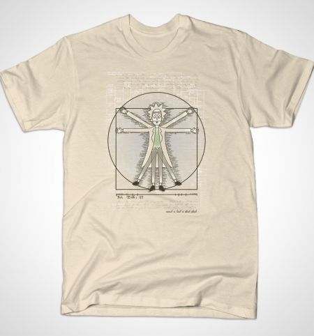 Vitruvian Rick T-Shirt Vitruvian Rick