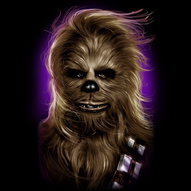 Chewbacca's Glamor Shot Design Chewbacca's Glamor Shot