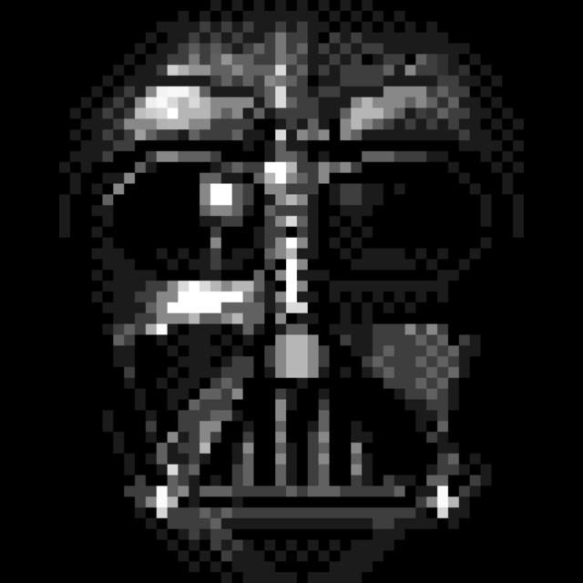 Darth Vader Pixel Face