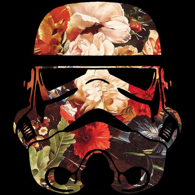 Floral Print Stormtrooper Design Floral Print Stormtrooper