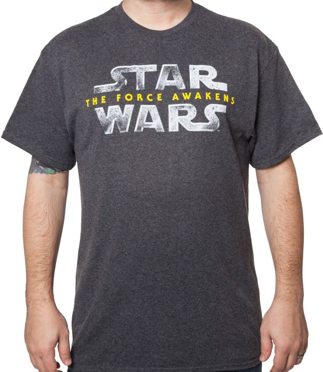 Mens Star Wars Force Awakens Logo
