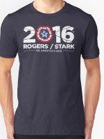 Rogers / Stark 2016: Broken Shield Edition T-Shirt