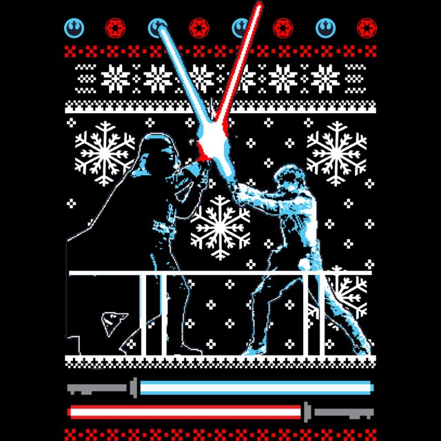 Star Wars Christmas Duel Design Star Wars Christmas Duel