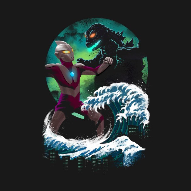 KAIJU FIGHT IN KANAGAWA