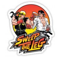 Sweep the Leg Sticker