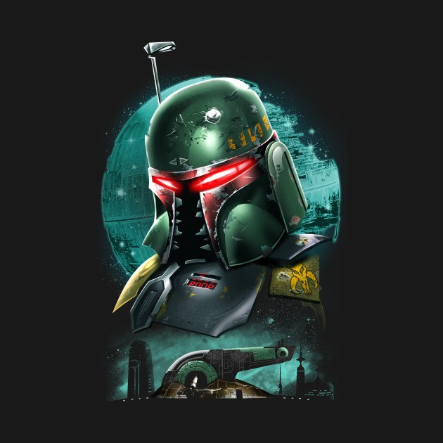 THE BOUNTY HUNTER OUT OF SARLACC Design THE BOUNTY HUNTER OUT OF SARLACC