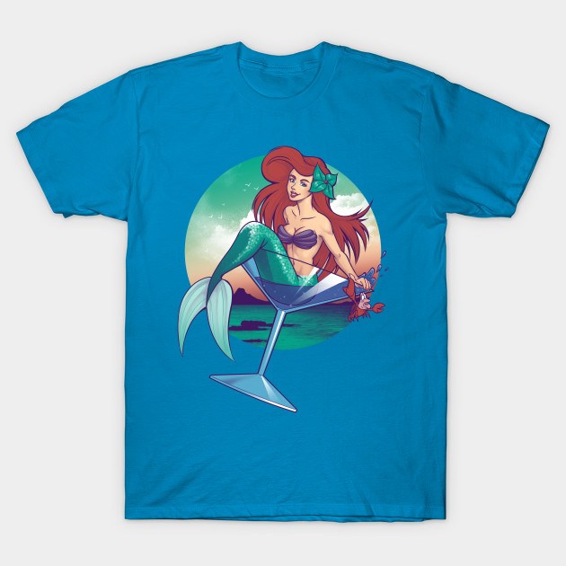LIttle Martini - Little Mermaid T-Shirt - The Shirt List