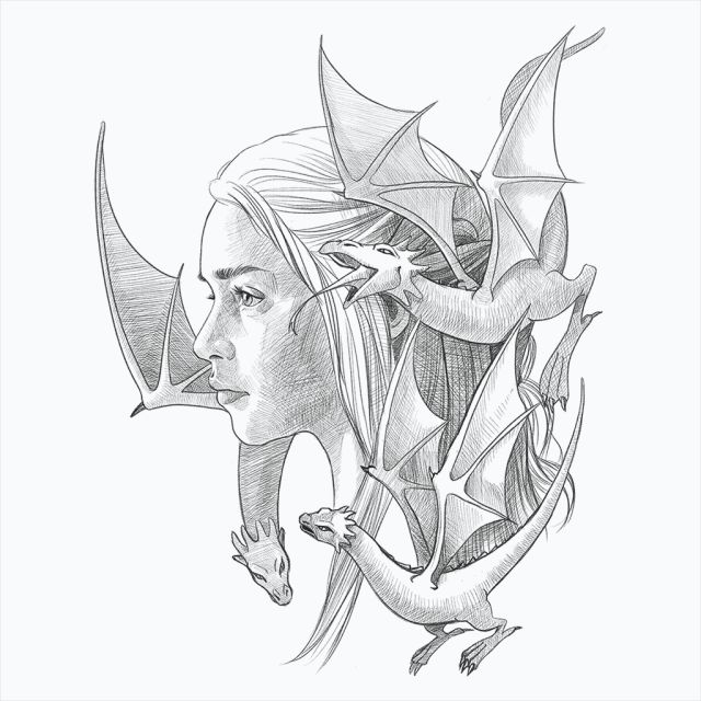 Mother of Dragons Sketch