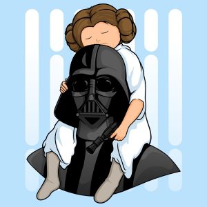 Number One Dad Leia (Brown Hair)