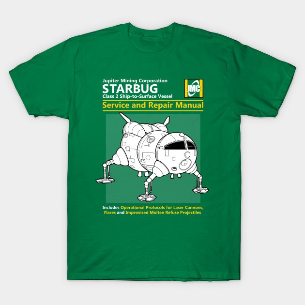 STARBUG SERVICE AND REPAIR MANUAL T-Shirt STARBUG SERVICE AND REPAIR MANUAL