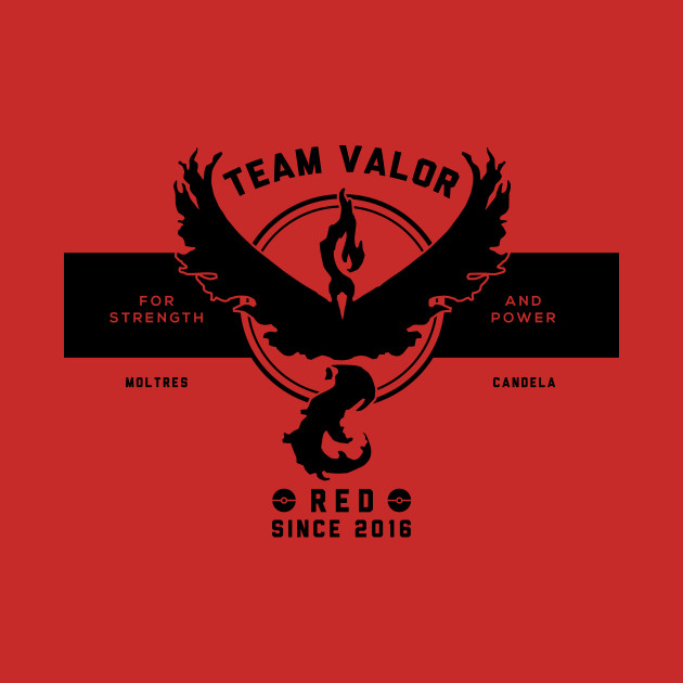 GO with Team Valor GO with Team Valor