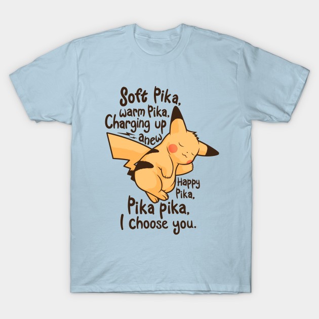 SOFT PIKA Blue T-Shirt SOFT PIKA