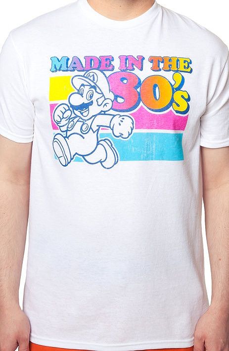Super Mario Made in the 80s T-Shirt Super Mario Made in the 80s