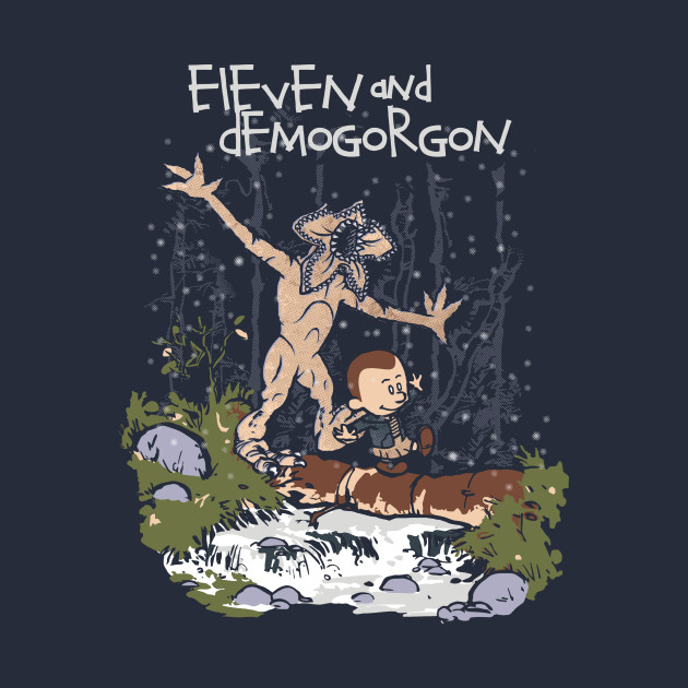 Eleven and Demogorgon