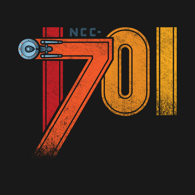 1701 Star Trek USS Enterprise TShirt The Shirt List