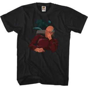 Picard Star Trek The Next Generation Facepalm T-Shirt
