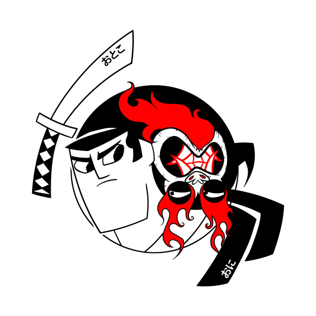 Samurai Jack and Aku Yin Yang