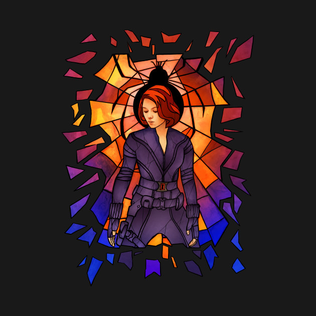 Widow Stained Glass Widow Stained Glass