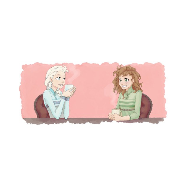ELSA AND ANNA - MORNING COFFEE
