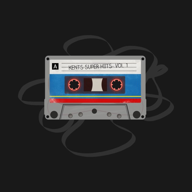 Superhero Mix Tapes - Superman Design Superhero Mix Tapes - Superman