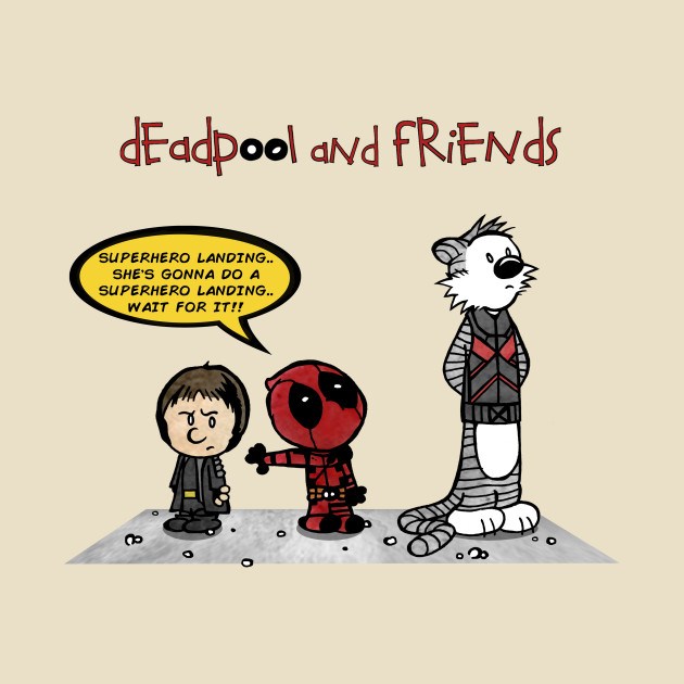 Deadpool And Friends Calvin And Hobbes T Shirt The Shirt