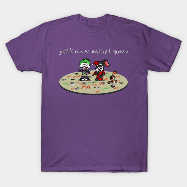 Joker Calvin and Susie Quinn T-Shirt Joker Calvin and Susie Quinn